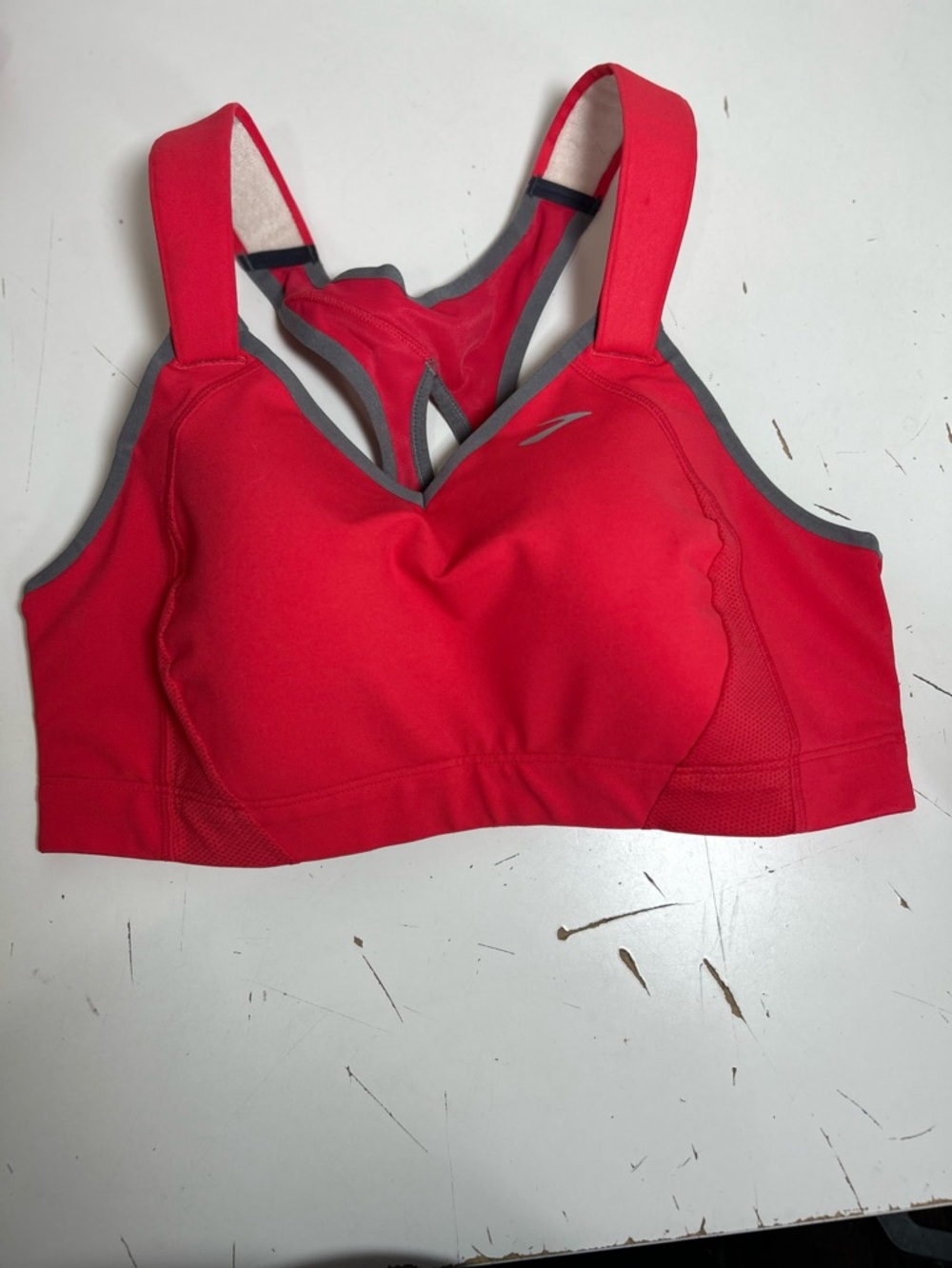 Red High-Support Sports Bra -  Brooks Juno Moving Comfort Collection Pink  36D
